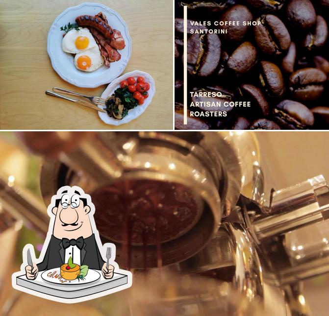 Food served at Coffee Shop Vales